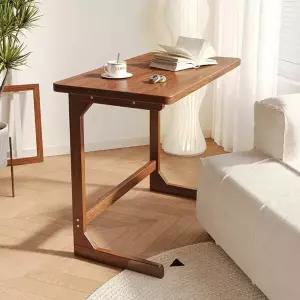 원목 이동식테이블 튼튼한 흰색 통나무 거실 작은