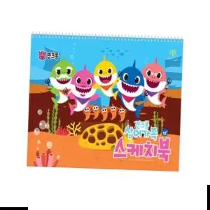 부품 핑크퐁 상어가족 스케치북 3F