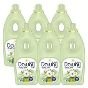 다우니 생화향기 컬렉션 1L X 6개 프리지아 페어