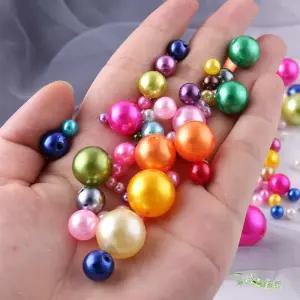 ABS 비즈 구슬 18mm 포장 팔찌재료 4mm 인공진주 목걸이DIY