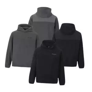 [디스커버리]25FW 가을/겨울 신상 남성 세미오버핏 그리드 플리스 후드티셔츠/기모/보온/기능성/캐주얼 ...