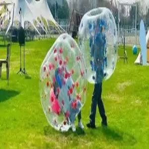 PVC 투명 워터 롤러 원통굴리기 원통 팽창식 파크 게임 대형 물놀이 수영장