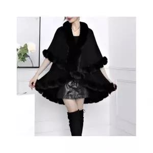 까르죠아 망토 숄 판초 케이프코트 니트 아우터 겨울 빅사이즈 40 50대