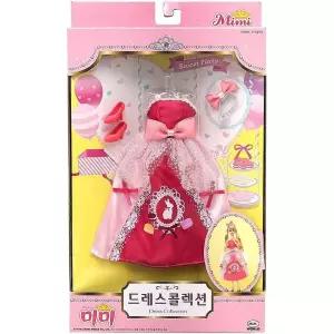미미 미미월드 어린이 선물 인형옷 핑크 드레스콜렉션 미미인형 공주인형