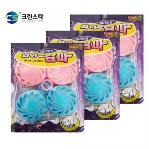 (힘찬)크린스타 향나프탈렌 방충제 606 화이트캄파 3포장 방제 화장실 소변기방제