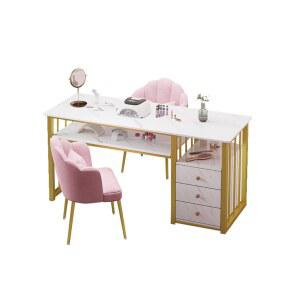 스타 시 테이블 1 네일 아트 메이크업 60x45x78cm 네일샵가구 원목 식탁