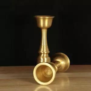 유기 제기 촛대 2p세트 환봉 제사촛대 고급 방짜