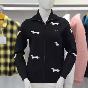 루이까스텔 SS 여성 닥스훈트 패턴 풀집업 가디건 7LOSW342