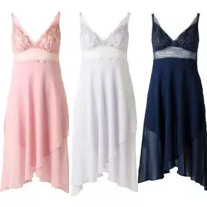 [비너스] 오르화 쥬얼핏 튤레이스 쉬폰 풀슬립 3종세트 [OFS5962]