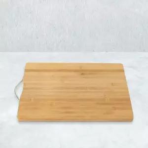대나무 소재 손잡이 조리용 도마