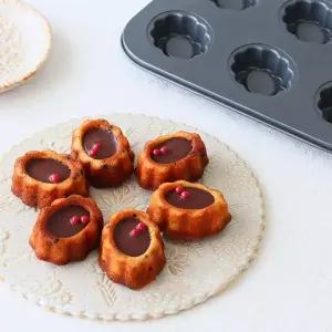 타원형 꽃 모양 티그레 마들렌 빵틀 베이킹 오븐 몰드 케이크 금형 홈 좋은 원형 그릴