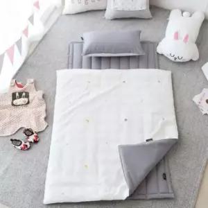 어린이집 40수 워싱 면 낮잠 이불 패드 베개 세트