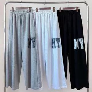 [하프클럽/셀러허브_여성트랜드패션]여성 SS 고무줄 트랙수트 넓은 나염 면