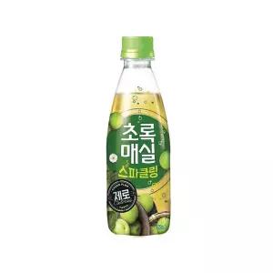 웅진 초록매실 스파클링 제로 PET 350ml 20개
