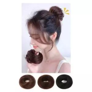 [반려] 인모 당고머리 똥머리 올림 헤어밴드 헤어피스 머리끈 곱창