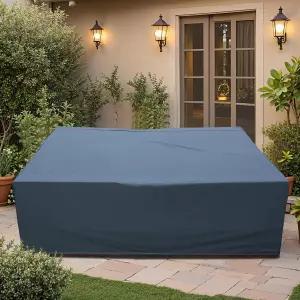 오비오 파티오 가구 세트 커버 야외 섹션 소파 의자 오스만 방수 범용 90 x 68 28 인치 검은색