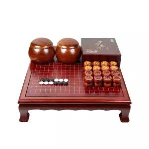 고급 원목 바둑판 레트로 디자인 바둑알 테이블 세트 단품