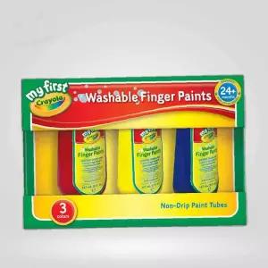 미술 낙서 놀이 크레욜라 핑거 페인트3색 150m 물감 화이트보드 마카