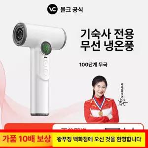 무선드라이기 미니온무선드라이기 여행 고속 헤어드라이어 화이트