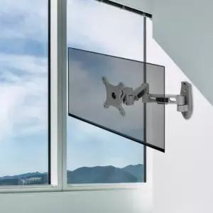 3단관절형 각도조절 벽걸이브라켓 풀모션 cctv 모니터 가벼운 티비거치대