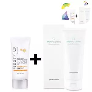 물리적자외선차단제 끈적임 없는 선 썬 크림 지우기 클렌징 필링 젤 밤 폼