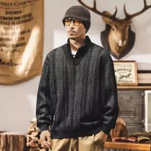 빈티지 빅사이즈 남성패션 봄가을겨울 반폴라 상의 맨투맨 DL3