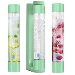 피즈팟 소다 메이커 가정용 탄산음료 페트병 3개 뚜껑 캡 1개 매뉴얼 이 들어간 커피 차 칵 애쉬 그린