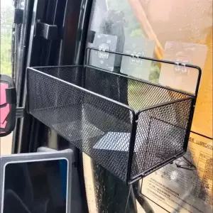 굴삭기수납함 설치 바구니 수납 창문 다용도 선반 정리함