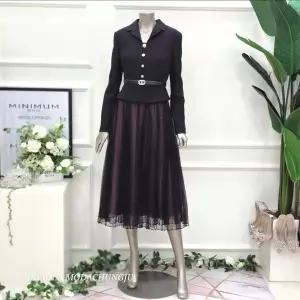 [미니멈]MD 페플럼 투피스스타일 원피스 MD MMZAAWO2190BK
