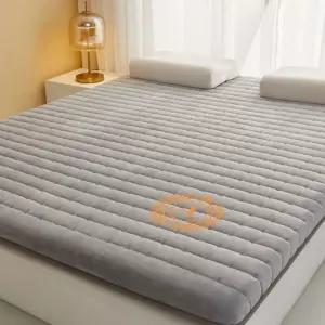 접이식 자취방 라지킹토퍼 손님용 더블 매트리스 돌침대요 바닥 두꺼운이