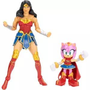 DC X 소닉 콜렉터블 액션 피규어 멀티팩 에이미 원더우먼