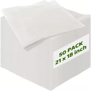 CYEAH 50개 치즈 클로스 벌크 20x20인치 등급 100 프리컷 스트레이닝용 재사용 무슬린 치즈천 헤밍 처리된