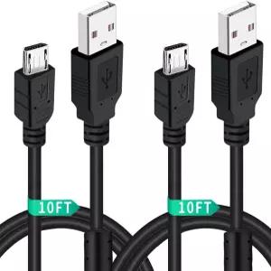 플레이스테이션 4/ 듀얼쇼크 PS4 슬림/프로 무선 컨트롤러와 호환되는 마그네틱 링이 있는 10FT 컨트롤러