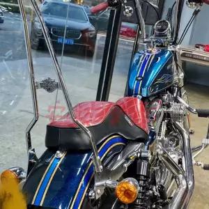 포티에잇 시시바 아이언883 커스텀 실버 짐대 튜닝 등받이