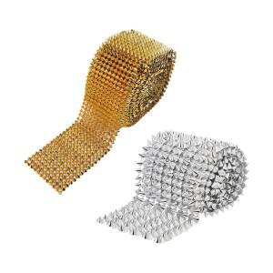 바느질  콘  플랫백  메쉬  비즈  리벳  웨딩 의상용