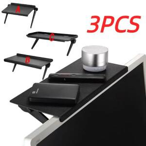 조절 가능 TV 화면 상단 수납 선반 컴퓨터 모니터 랙 미디어 박스 라우터 홈 오거나이저