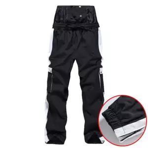 빅사이즈 스키 바지 조거 겨울 스키복 솜 슬림핏 여성 방한 멜빵 남녀공용