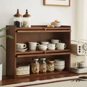 주방 찻장 수납장 원목 미니 커피장 그릇장 빈티지 미니찬장 컵 싱크대위수납장 엔틱 캐비닛
