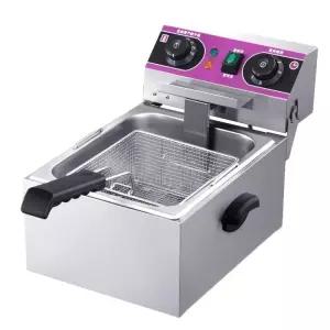 분식 튀김기계 소형 상업용 치킨 대형 튀김 분식집 미니 탁상용 튀김기 전기 튀기기 돈까스