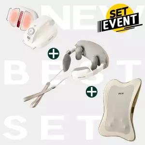 이노브엠 릴렉스핏 체어핏 셀루핏 안마기 무선 온열 마사지기 등 허리 목 어깨 복부 마사지