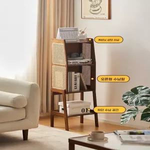 수납장 코너 틈새 원형회전책장 회전책꽂이 인테리어 책꽂이