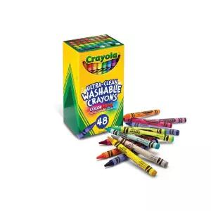 워셔블 크레욜라 크레용 48p 유아 미술 아동 초등학생