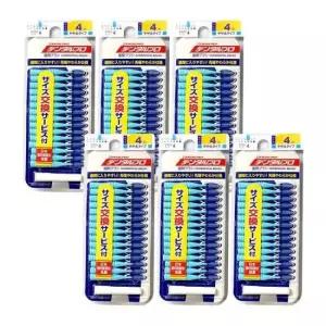 약국치간칫솔 일본 잭스 덴탈프로 치간칫솔 M x (15p) 4호 6개