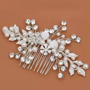 [반려] 웨딩 한복 머리 뒤꽂이 코사지