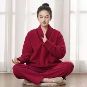 데일리 여름 기도 루즈핏 세트 불교 수련복 운동복 상하의 요가복 명상복