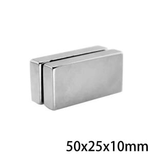 50x25x10 직육면체 블록 자석 가정용 냉장고 사무실 DIY 50mmx25mm x10mm