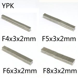 10 50 100개/묶음 블록 NdFeB 자석 4x3x2  N35 네오디뮴 4x3x2