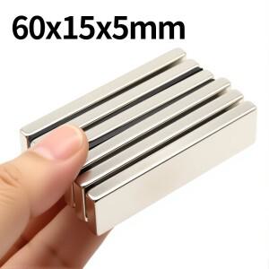 60x15x5mm 초강력 네오디뮴 자석 N35 NdfeB 영구 블록 냉장고
