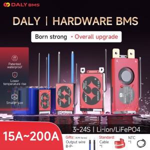 Daly BMS Lifepo4 4S 12V NTC 보호 회로 20A 40A 60A 100A 24V 36V 48V 60V 72V 배터리