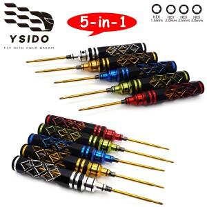 [호환품] YSIDO 1.5mm 2.0mm 육각 나사 드라이버 스크루 세트 FPV 레이싱 드론 헬기 비행기 RC 자동차 보트